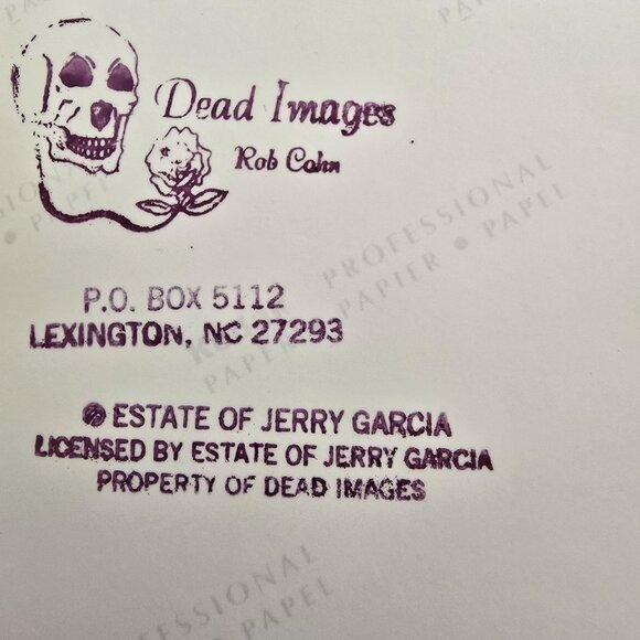 Jerry Garcia Photo Print By Rob Cohn Licensed By Estate Of Jerry Garcia - Picture 2 of 16